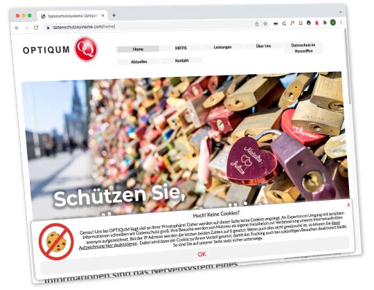 screenshot datenschutzsystem